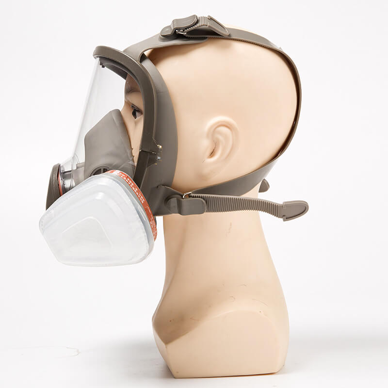 Anti-virus full face mask, with screen PC polycarbonate. 