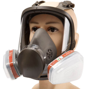 Anti-virus full face mask, with screen PC polycarbonate. 