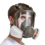 Anti-virus full face mask, with screen PC polycarbonate. 