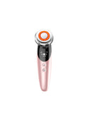 Beauty face washing instrument.
Model: upgraded import instrument
Function: import and export warm and hot vibration massage negative ion ultrasonic positive ion color light.